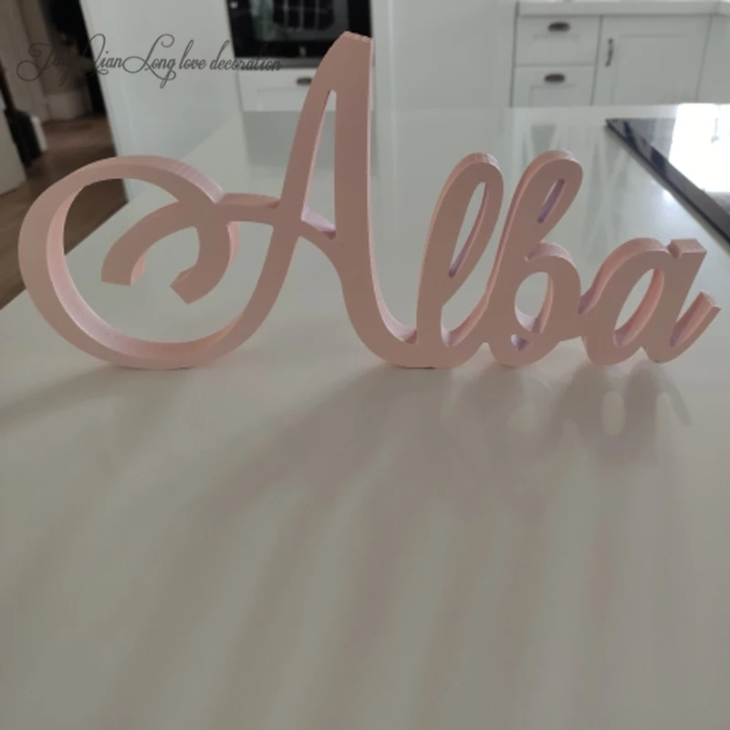 Custom Wood Name Sign Thick, Baby Boy Name Sign, Nursery Name Sign