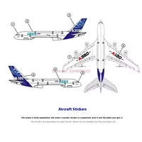Rc Aircraft 2.4g 3-Channels Remote Control A380 Aviation Model Xka120 Airbus Rc Glider Fixed Wing Aeroplane Kid Christmas Gifts 2