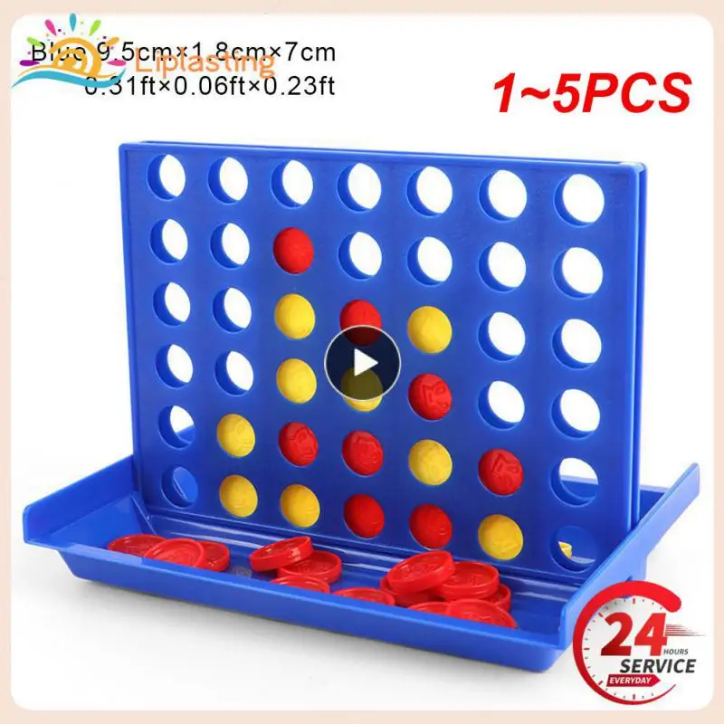 

1~5PCS Four In A Row Bingo Chess Connect Classic Family Board Game Toys Fun Educational Toy for Kids Children Entertainment Game