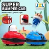 RC Toy 2.4G Super Battle Bumper Car Pop-up Doll Crash Bounce Ejection Light Children's Remote Control Toys Gift for Parenting 4