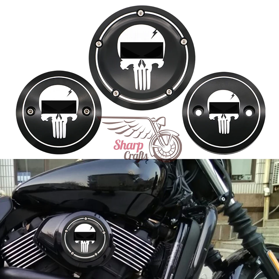 MotorcycleDerbyTimerCoversTimingEngineSideAirFilterCleaner