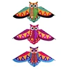 1Set Funny Children's Cartoon Animal Kite Owl Kite Children Kite Flying Toy Outdoor Toys Kites Toys Colorful Long Tail Kite New 6