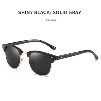 2025 New Style: 1PC Plastic Polarized Sunglasses, Unisex, Trendy, Versatile, Retro Style 1
