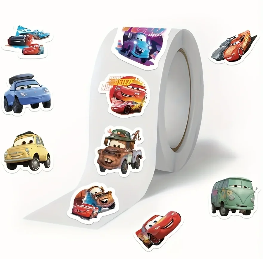 500pcs Stitch Roll Stickers Waterproof Diy Decals For Laptop Phone Ipad Notebook Luggage Thermos Water Bottle Skateboard Decor