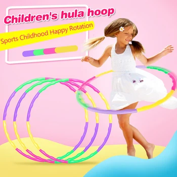 Sport Removable Color Hoop Equipment For Children Portable Exercise Plastic Fitness Training Circle Children's Best Gifts