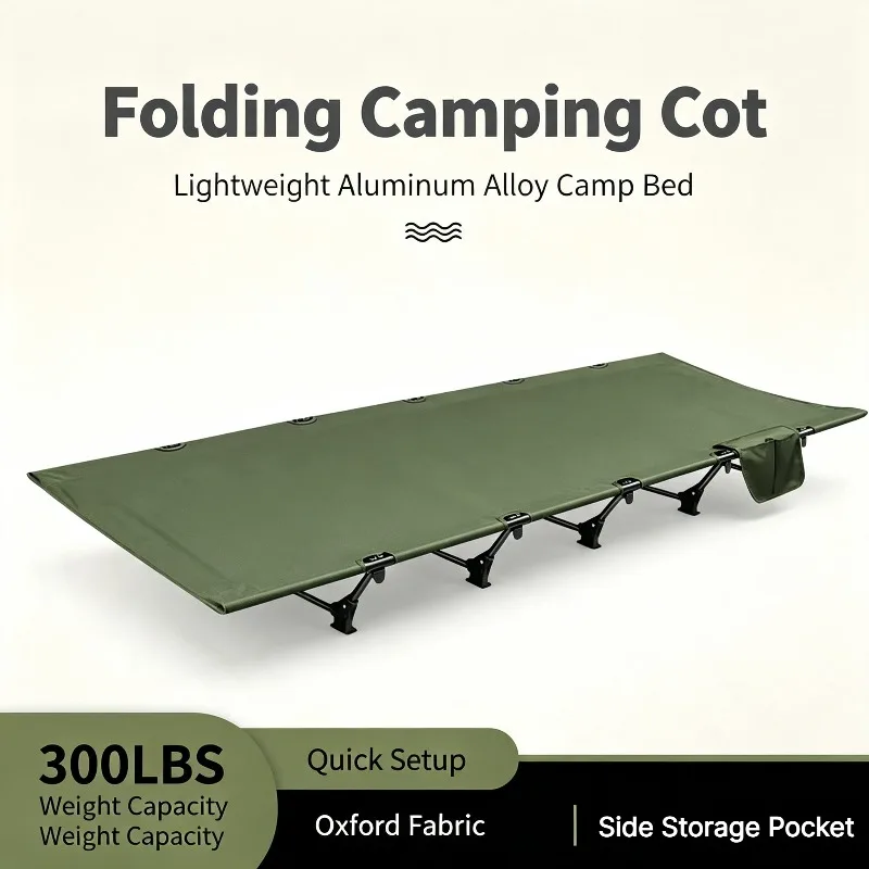  slider image of Outdoor Camping Folding Cot