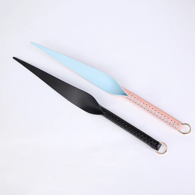 Genuine Leather Horse Whip Flogger Riding Leather Spank Paddle Equestrian Training Equipment Horse 5