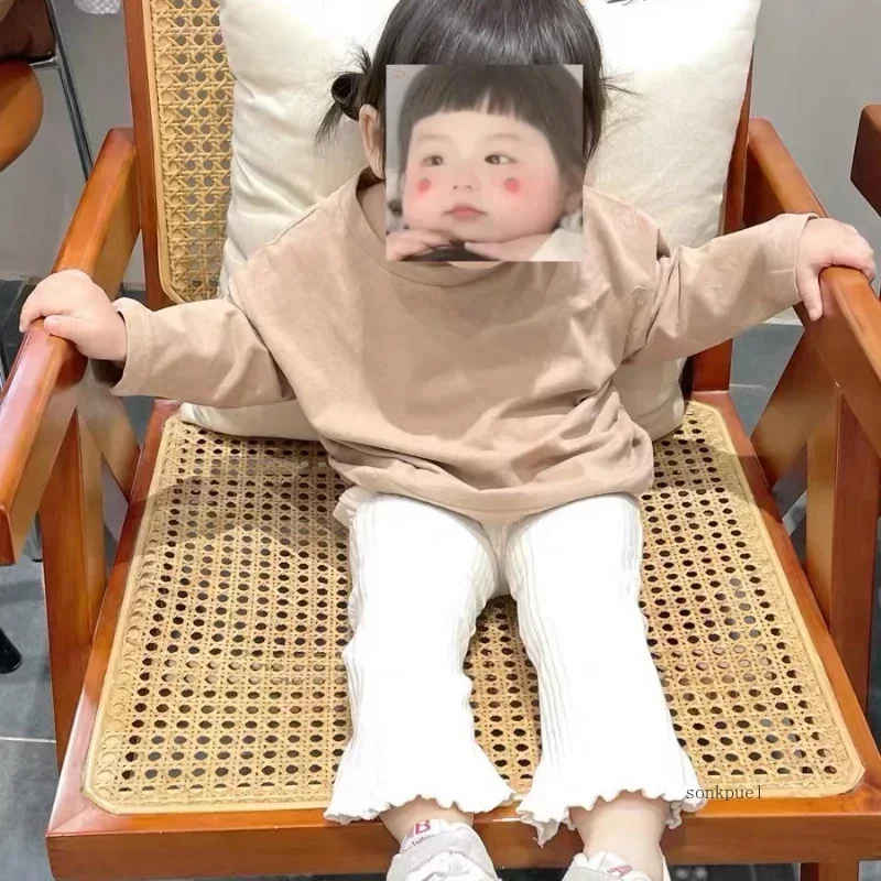 Girls Ribbed Flared Trousers 2