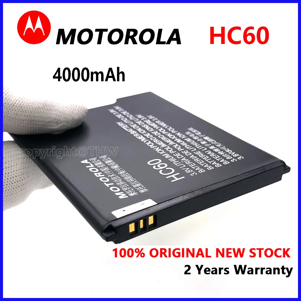 

Motorola 100% Original 4000mAh HC60 New Battery For Motorola Moto C Plus Moto C Plus Dual SIM XT1723 XT1724 XT1725 Phone Battery