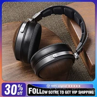 FiiO FT1 HIFI Wired Over-Ear Headphones Walnut Wood 60mm Dynamic Driver Hi-Res Portable Lightweight Esport Custom Headsets