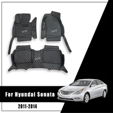 Tapis de sol de voiture pour Hyundai Sonata YF 2011 2012 2013 2014, pièces d'accessoires d'intérieur Auto, couvre-pieds