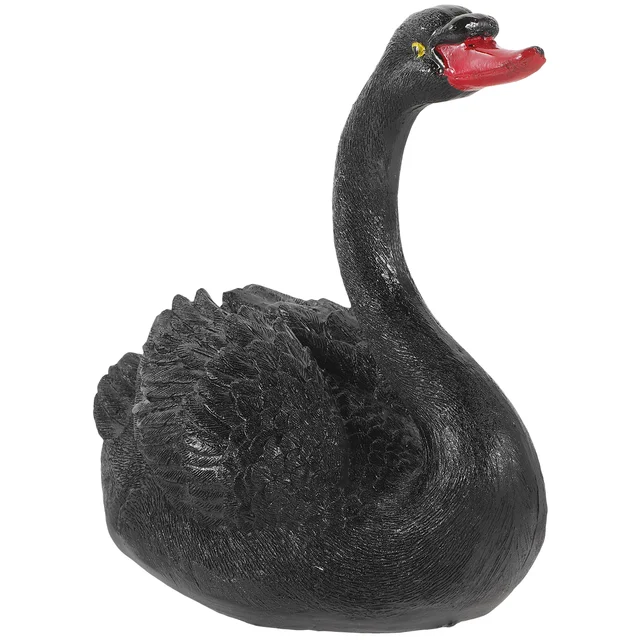 Udvari Hattyúmodell Szobor Élénk Hattyúkert Szimuláció - Image 4