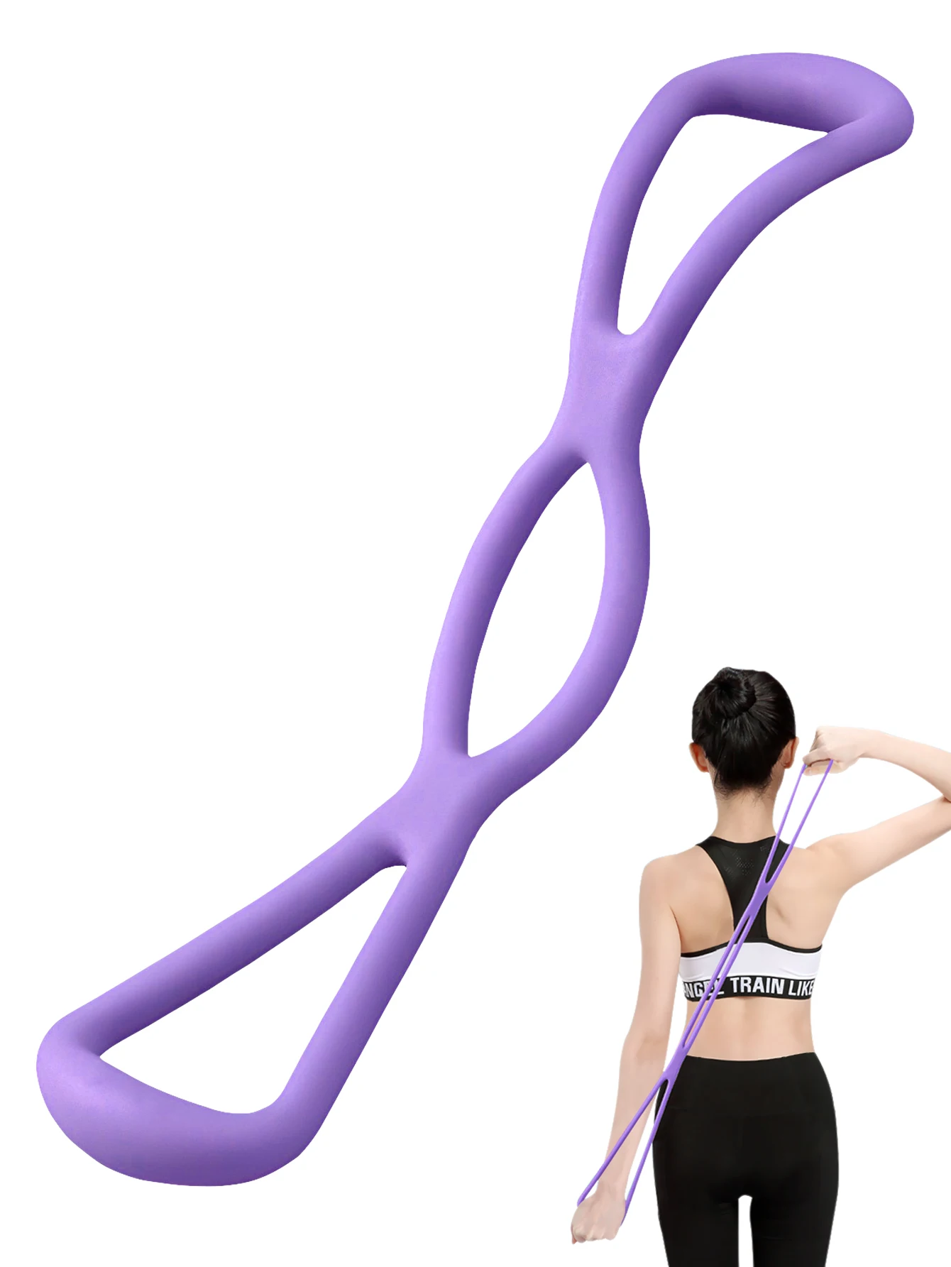 Description Picture 3 of itemHeavy Duty Latex Resistance Band Exercise Elastic Band For Sport Strength Pull Up Assist Band Workout Pilates Fitness Equipment