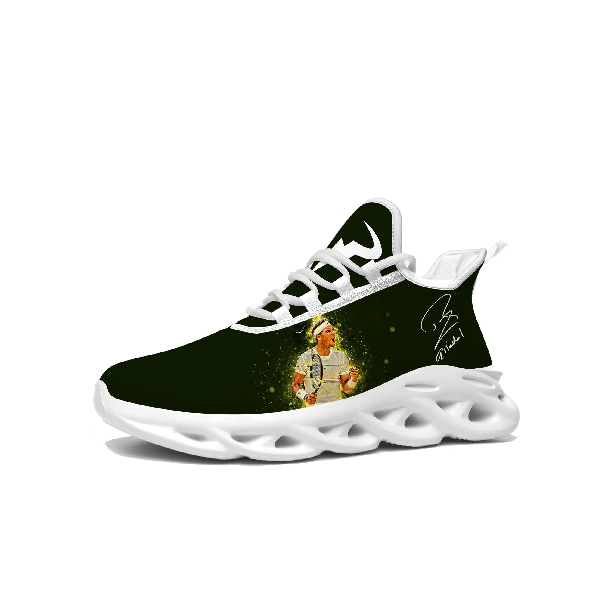 Rafael Nadal tennis player Flats Sneakers Mens Womens Sports Shoes High Quality Sneaker Lace Up Mesh Footwear made Shoe