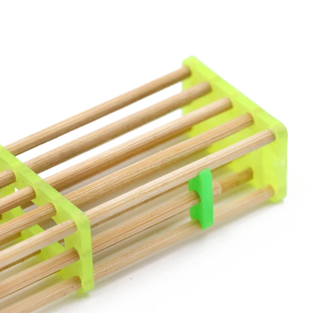10 Pc -K Méhészeti Tenyésztési Ketrecek Queen Méhkirály Méh Bambusz Ketrec Öt Meghosszabbított Méhész Eszköz - Image 4