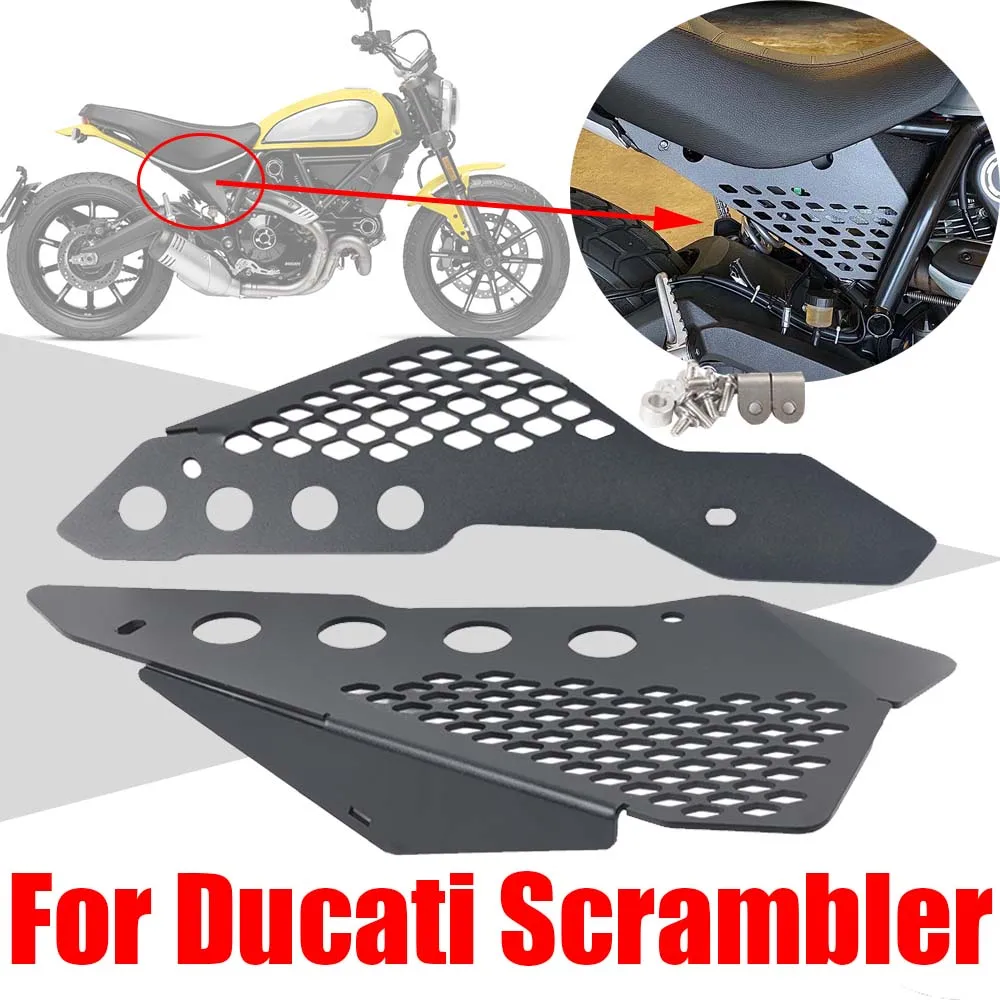 

Motorcycle Accessories Side Frame Cover Panel Protector Guard for Ducati Scrambler Sixty Desert Sled Full Throttle Urban Enduro