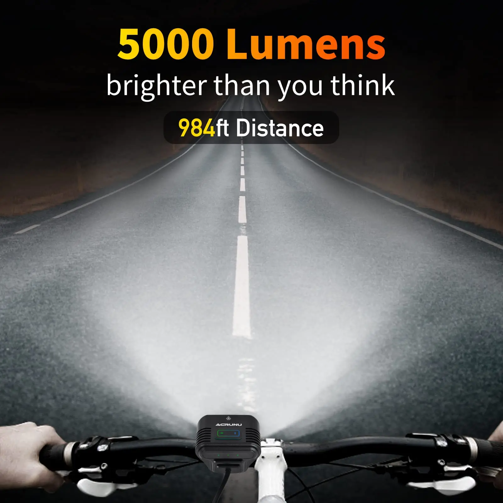 5000 lumen bike light
