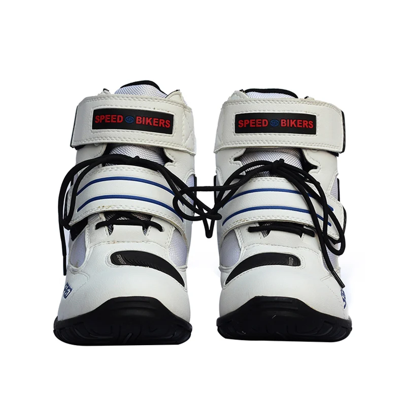 PRO-BIKER Motorcycle Boots Microfiber Leather Shoes Breathable Racing Boots SPEED Motorboat Motocross Men's Anti-skid