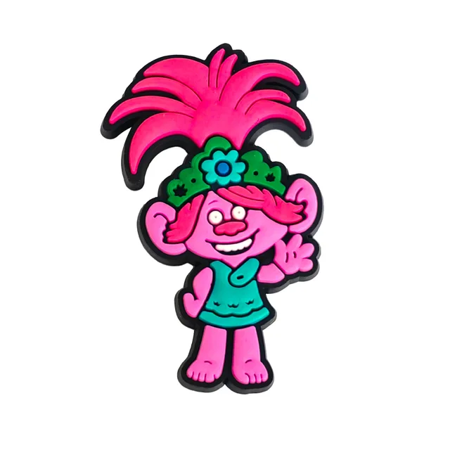 Single sale 1pcs Trolls Cartoon Series PVC Shoe Charms Accessories Shoe  Decorations for Croc Jibz Unisex Party Gifts - AliExpress