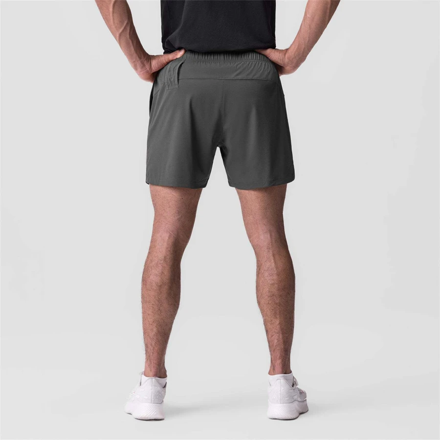 2023 Summer New Gym Jogging Exercise Shorts Men Sports Fitness Quick-drying Multiple pockets Running Shorts