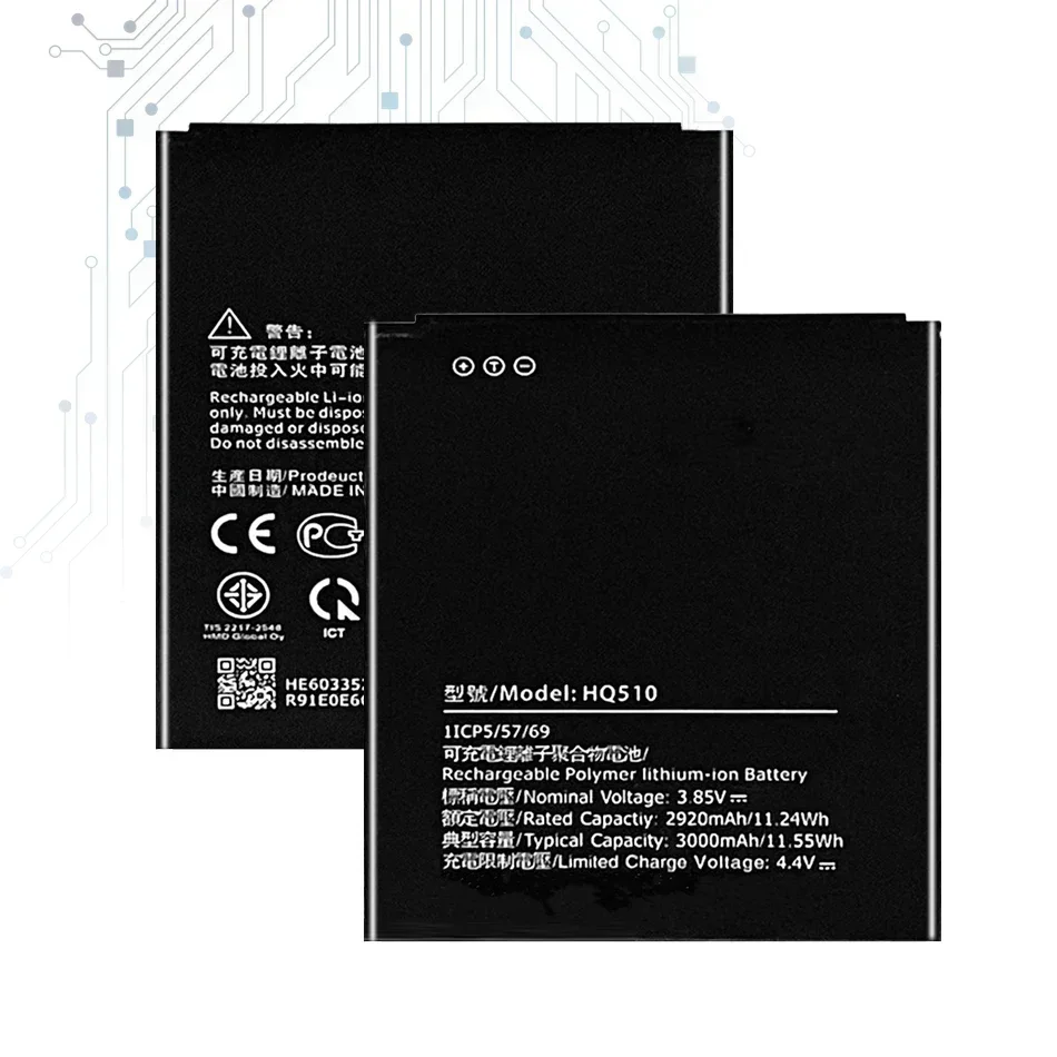

NEW WT130 3000mAh Battery for Nokia 2.2 HQ510 Batteries Smart Phone Replacement Batteri Battery + Tracking Number