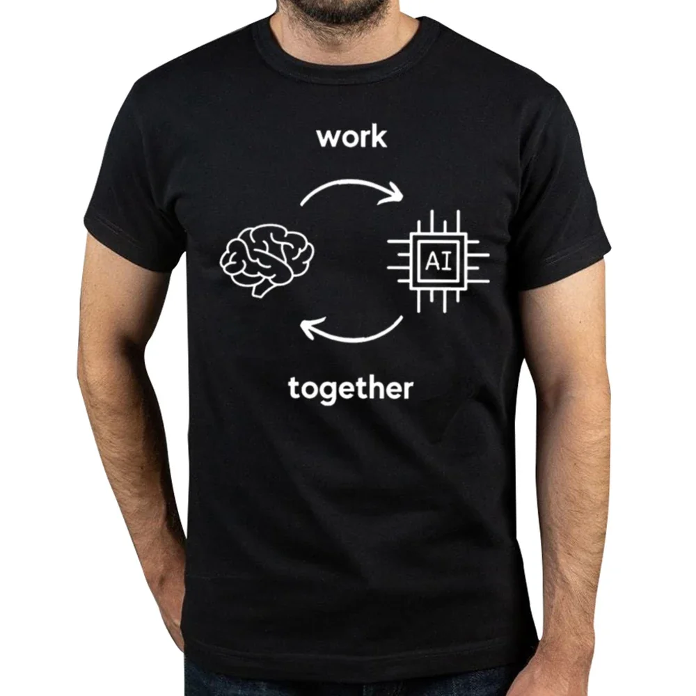 Ai vs Human Openai Stil T-Shirt Chatgpt Chat Gpt bequeme Hip Hop Geschenk Kleidung T-Shirt Kurzarm Top T-Shirts
