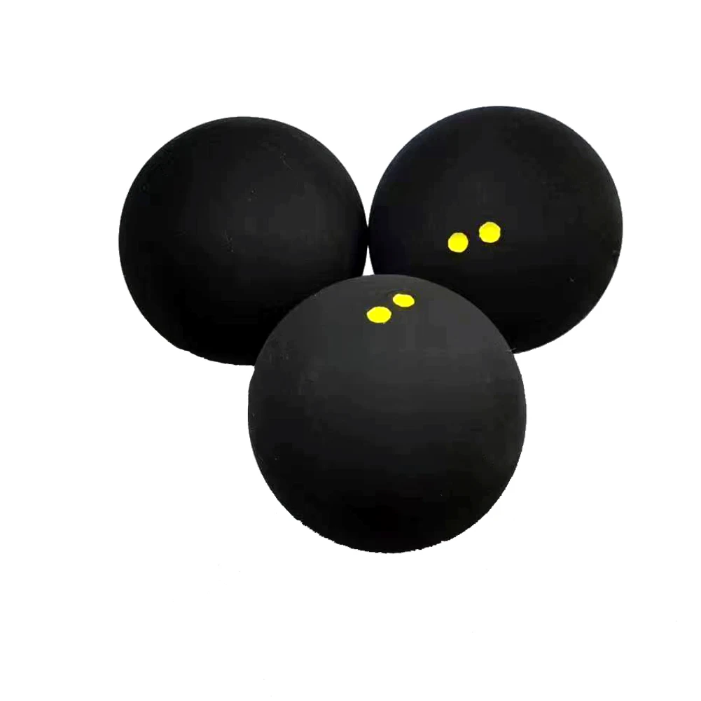 Squash Balls 3-part Double Yellow Dot Squash Ball Professional high elasticity resistant to play For Training and Practice