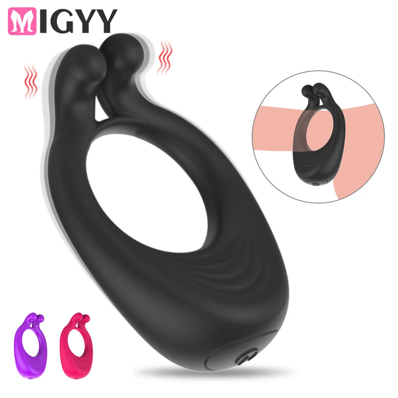 Cockring Vibrierend Für Männer Verzögerte Ejakulation Penis Ring Einzelfrequenz Vibrator Silikon G-punkt Massagegerät Sex Spielzeug Shop 1