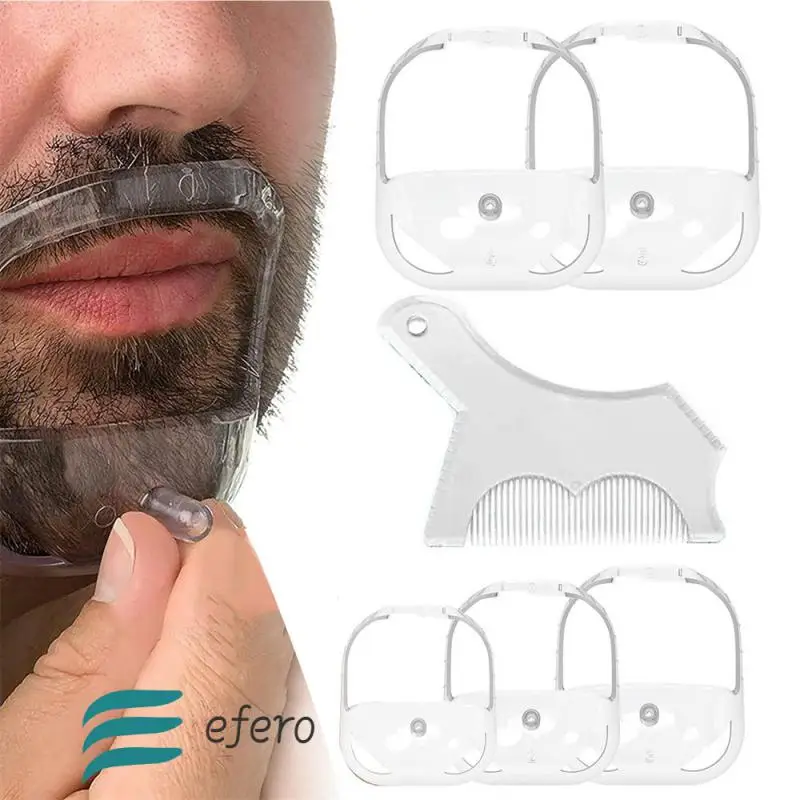 

Голубая ультратонкая гребень для бороды, гладкая гребень для бороды, не повреждает кожу с точными линиями, шаблон для укладки бороды P.s. Прозрачный