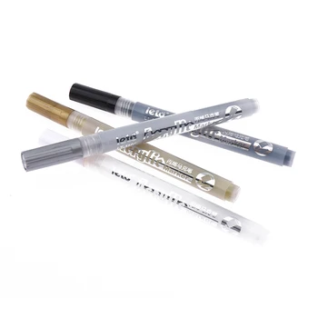 암벽화용 아크릴 페인트 마커 펜, 돌 세라믹 유리 목재 타이어 원단 금속 캔버스 초미세 팁 페인트 펜, 1PC