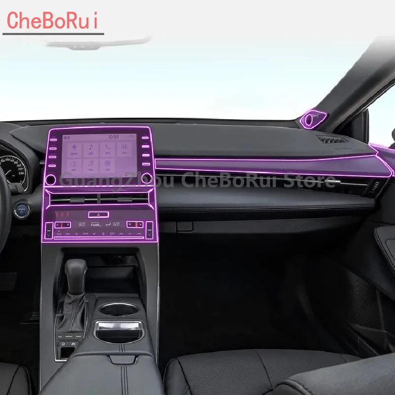 

For Toyota Avalon 2019-2023 Car interior accessories film transparent TPU console Anti-scratch resist film Radio display Film