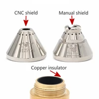 P80 Cutting Torch Consumables P-80 Machine Nozzle Protective Cover Replace Cap Shield Cap Metal Prote Ceramic Sleeve Insulator 2