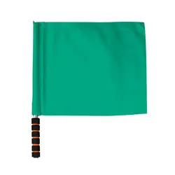 Colorful Soccer Referee Signal Flag for Training and Competitions (Green)