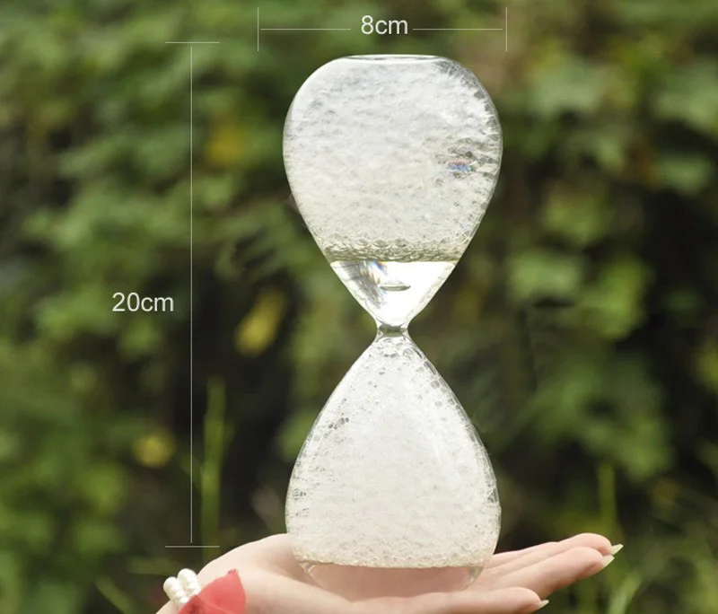 Magic Glass Bubble Hourglass time Office Accessories Hourglass Room Decoration Accessories Girl Gifts Student Desk Decorative 5