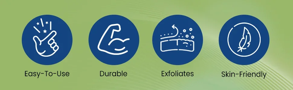 1–10 Stück bunte Peeling-Handschuhe, Badehandschuhe für die Dusche, doppelseitige Peeling-Handschuhe, für Spa, Massage und Körperpeeling – Detail 3