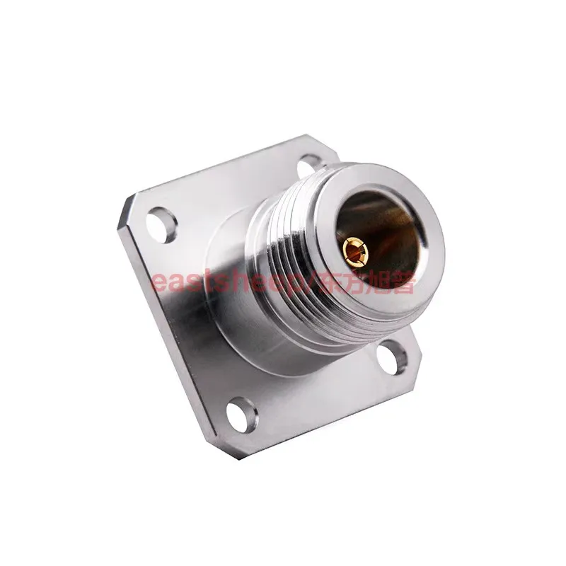 eastsheep Rf adapter N/SMA-KFK-4 N female rotation SMA female 4-hole flange chassis fixed 6G