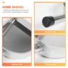 Stainless Steel Dustpan Kitchen Cleaning Simple Home Household Garbage Plastic Office 4