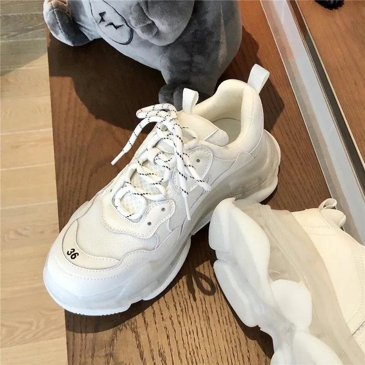 Women Shoes Casual Sneakers Women Sneakers Women Platform Breathable Sneakers Autumn Fashion Casual Shoes Ankle strap mesh shoes women