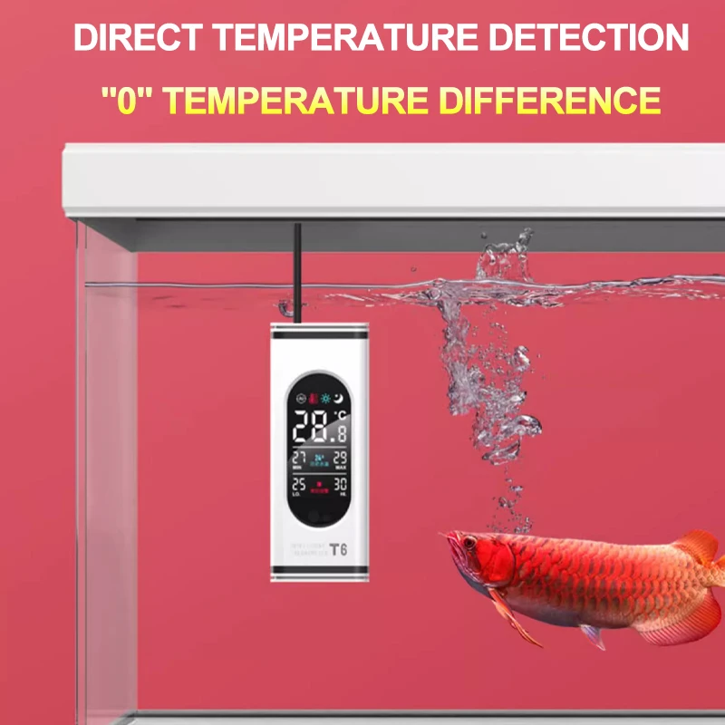 Fish Tank Electronic Thermometer High-precision Digital Display Aquarium Temperature Measuring Water Temperature Inside The Tank