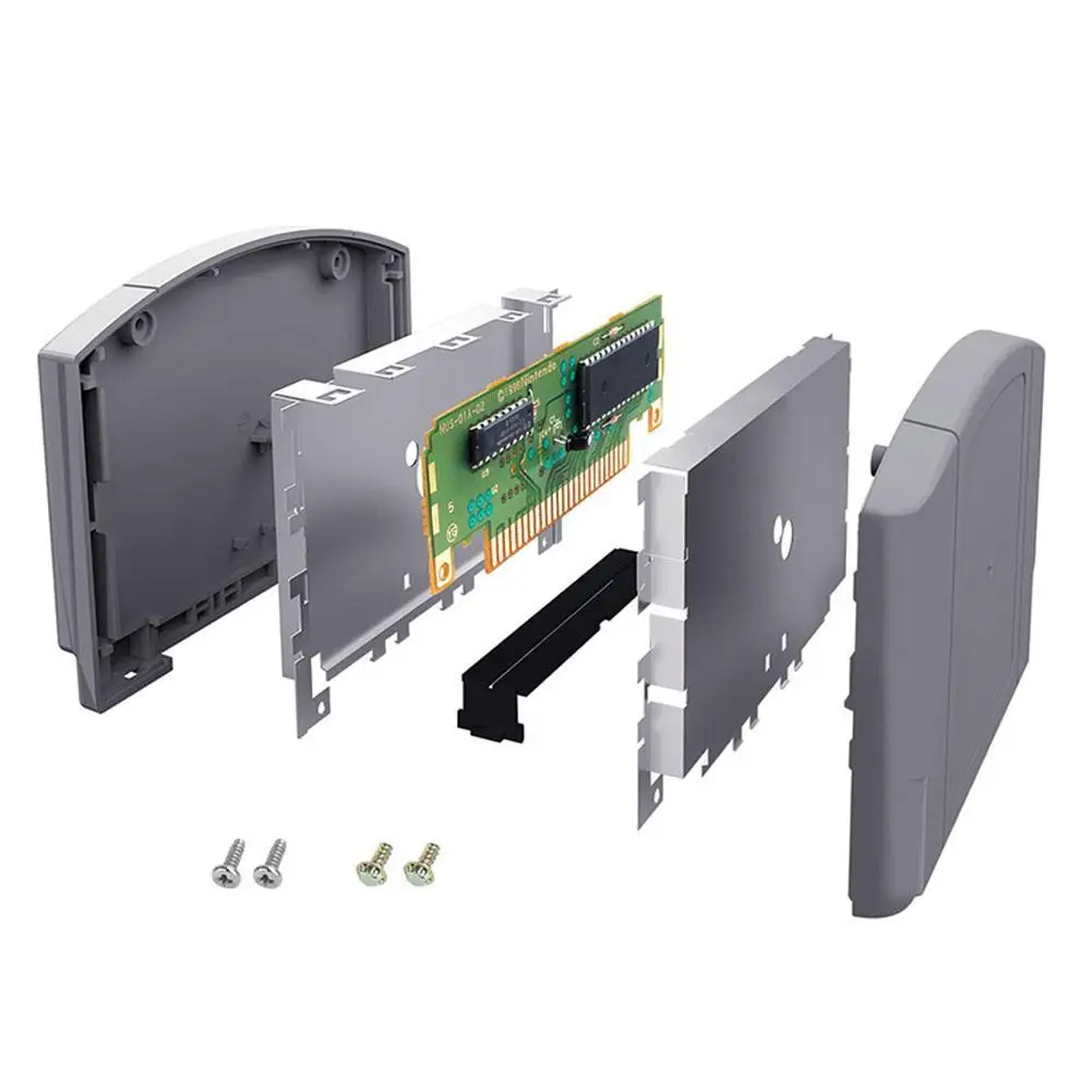 For Nintendo N64 Replace Cartridge Cart Shell Housing Transparent 
