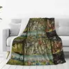 The Garden Of Earthly Delights - Hieronymus Bosc Blankets Fleece Breathable Sofa Throw Blankets For Couch Throws Bedspread Quilt 6