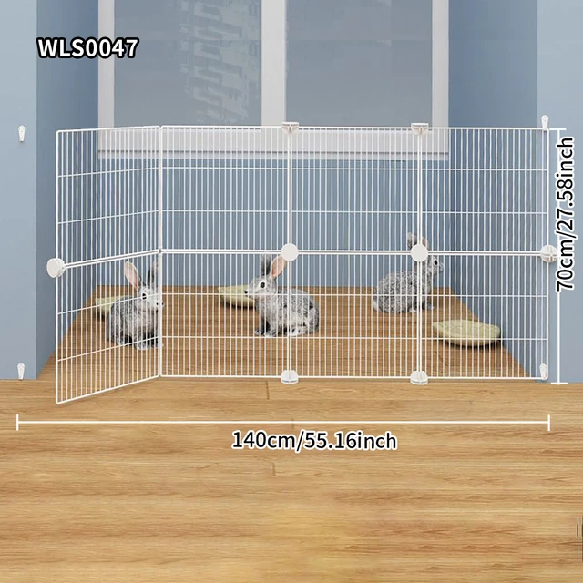 Pet Kitten Fence Encrypted Grids Free Splicing Cat Cage Rabbit Squirrel Small Pet Cage Puppy Cage Anti-Escape Grids Net Guinea Pig Fence Gate Fence 6