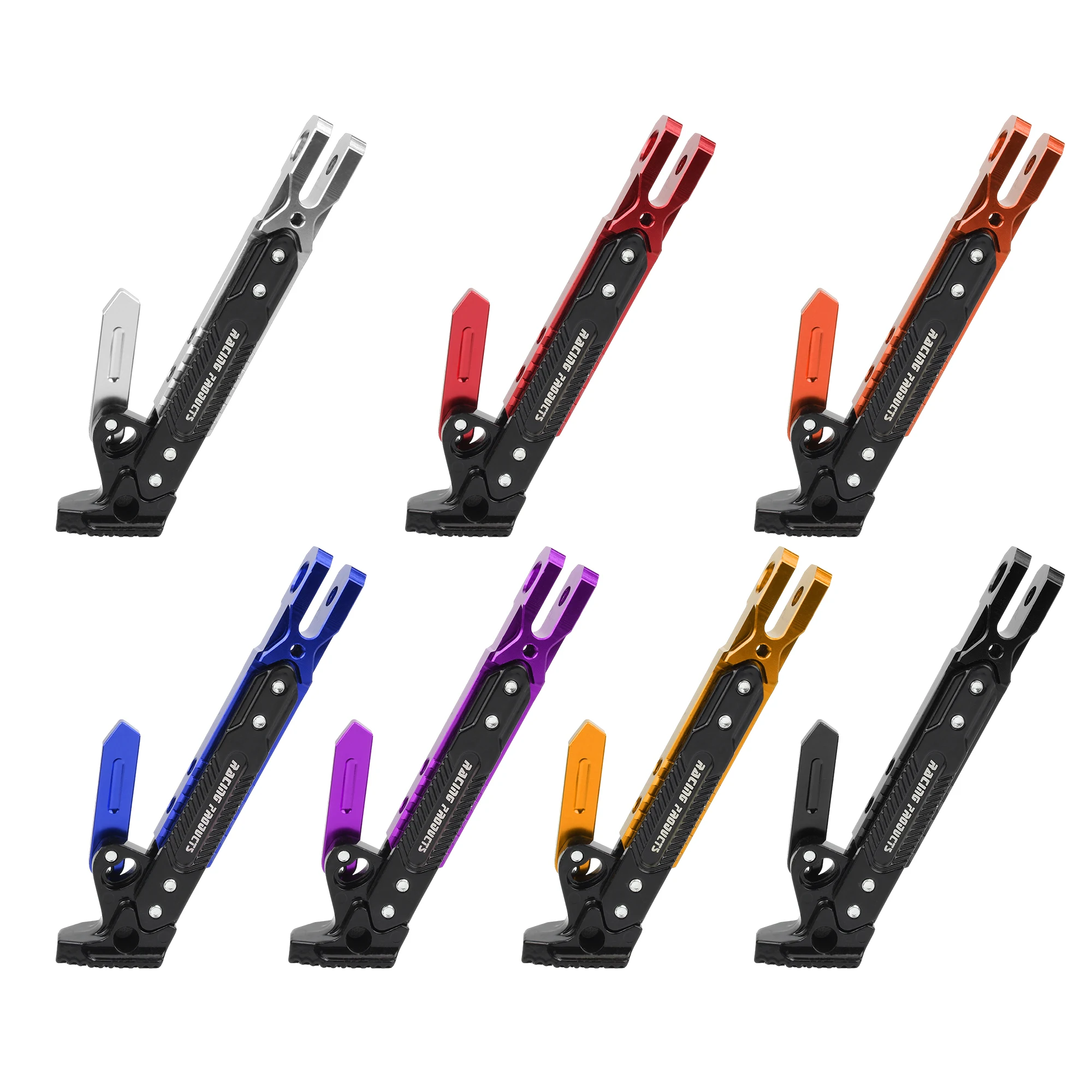 Adjustable Metal Motorcycle Kickstand Parking Bracket
