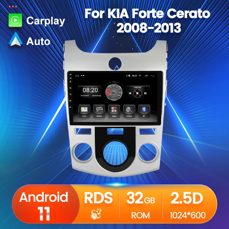 Автомобильный видеоплеер интеллектуальная система Радио для KIA Forte Cerato 2008-2013 Android