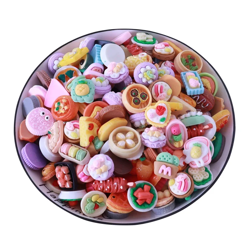 5-50PCS kids Miniature Dollhouse Food Supermarket Mini Snack Simulation Doll Kitchen Accessories Toys