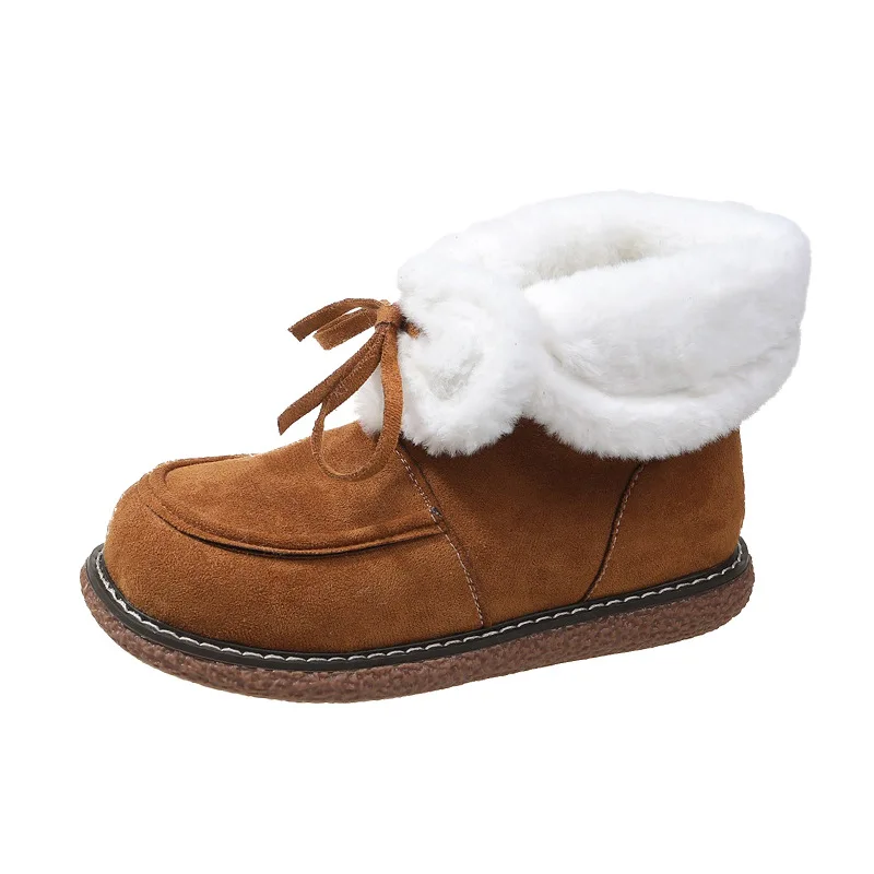 Winter New Women's Fashion Warm and Plush Casual Snow Boots