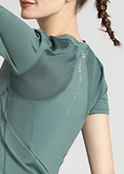 ملابس يوجا فضفاضة للنساء ، بلوزة بأكمام قصيرة ، ملابس للجري واللياقة البدنية ، بدلة رياضية ، سراويل يوجا 5