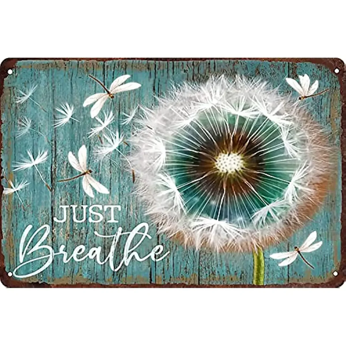New Dandelion Metal Tin Sign Bar Cafe Garage Wall Decor Retro Vintage Poster Family Cafe Sign Gift For Friends Metal Tin Sign