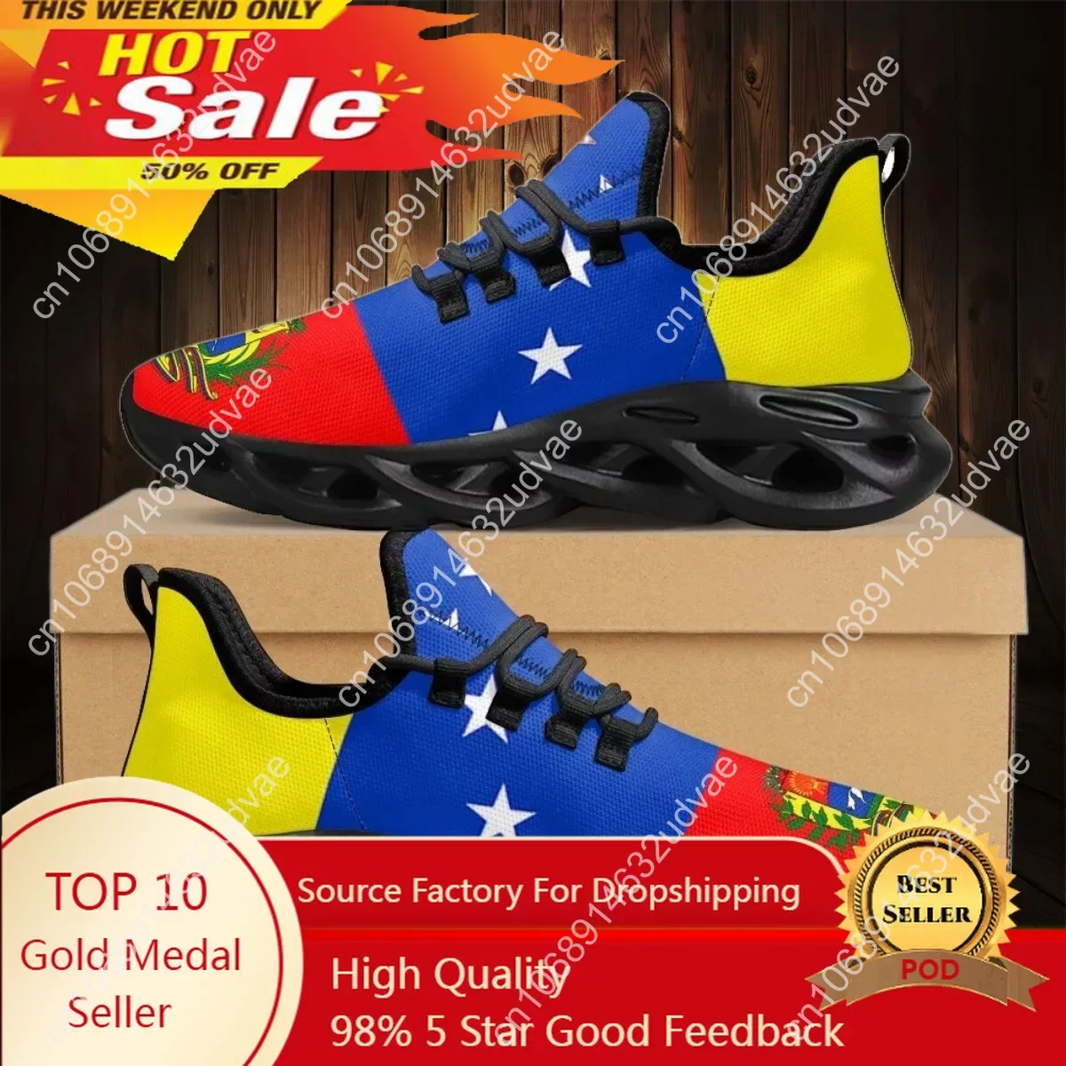 

Venezuela Flag Sneakers for Womens Mens Teenager 2023 Casual Running Shoes Breathable Cushion Walking Mesh Tennis