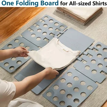 Camicia per la casa tavola pieghevole abito in plastica piega Organizer cartella di abbigliamento creativo piegatrice per bambini vestiti per adulti